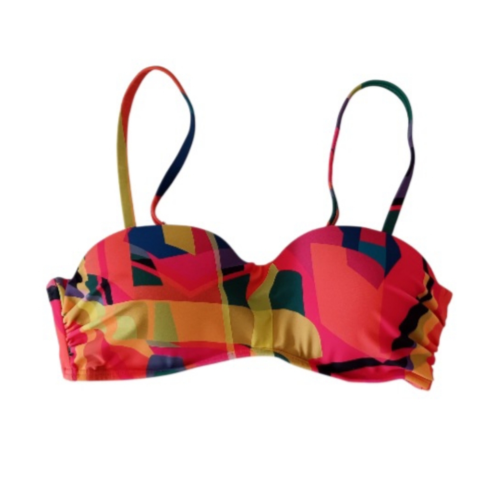 VENUS Rising Sun Bikini Top Size 32C/34B/36A
